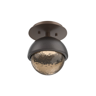 Single Glass Sconce & Flush Mount - Cabochon (1289|SMB0093-01-BB-B-L1-GP)