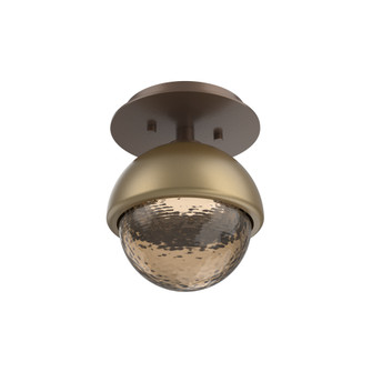 Single Glass Sconce & Flush Mount - Cabochon (1289|SMB0093-01-BB-B-L1-GB)