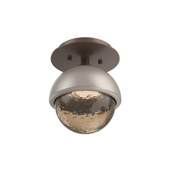 Single Glass Sconce & Flush Mount - Cabochon (1289|SMB0093-01-BB-B-L1-BS)