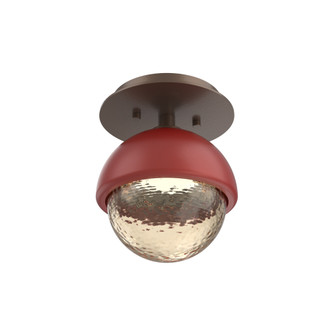 Single Glass Sconce & Flush Mount - Cabochon (1289|SMB0093-01-BB-A-L3-RE)