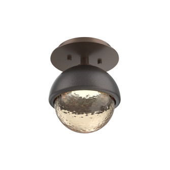 Cabochon Flush Mount Wall Sconce Burnished Bronze (1289|SMB0093-01-BB-A-L1-GP)