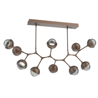 Cabochon Linear Suspension Light Billiard Light Burnished Bronze (1289|PLB0093-BC-BB-S-001-L3-MS)