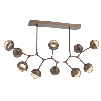 Cabochon Linear Suspension Light Billiard Light Burnished Bronze (1289|PLB0093-BC-BB-A-001-L1-MS)