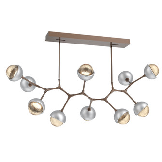 Cabochon Linear Suspension Light Billiard Light Burnished Bronze (1289|PLB0093-BC-BB-A-001-L1-CS)