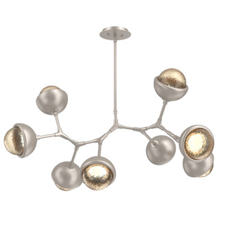 Cabochon Linear Suspension Light Billiard Light Beige Silver (1289|PLB0093-BB-BS-A-001-L1-MS)