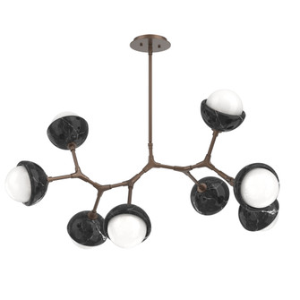 Cabochon Linear Suspension Light Billiard Light Burnished Bronze (1289|PLB0093-BB-BB-WL-001-L3-BM)