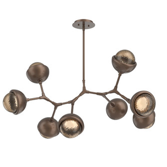 Cabochon Linear Suspension Light Billiard Light Burnished Bronze (1289|PLB0093-BB-BB-B-001-L1-MS)