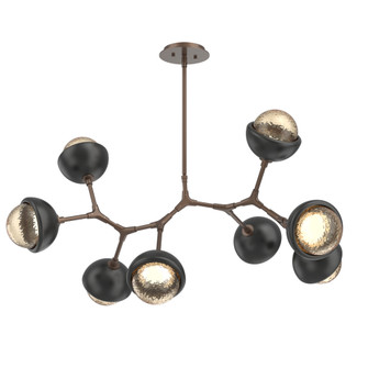 Cabochon Linear Suspension Light Billiard Light Burnished Bronze (1289|PLB0093-BB-BB-A-001-L1-MB)