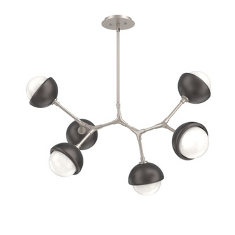 Cabochon Linear Suspension Light Billiard Light Beige Silver (1289|PLB0093-BA-BS-WL-001-L3-GP)