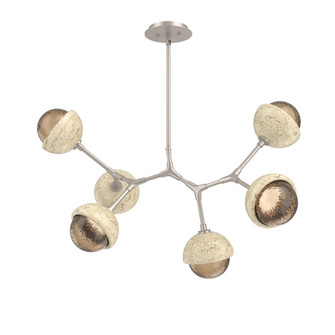 Cabochon Linear Suspension Light Billiard Light Beige Silver (1289|PLB0093-BA-BS-B-001-L1-TR)