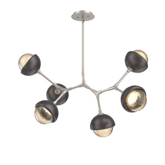 Cabochon Linear Suspension Light Billiard Light Beige Silver (1289|PLB0093-BA-BS-A-001-L3-GP)