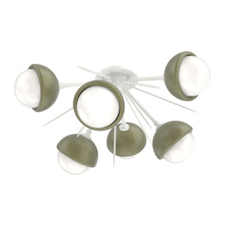 Cabochon Flush Starburst (1289|CLB0093-02-WI-WL-L3-GE)