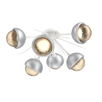 Cabochon Semi Flush Mount Salt White (1289|CLB0093-02-WI-A-L1-CS)