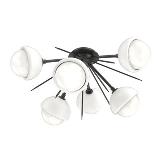 Cabochon Semi Flush Mount Matte Black (1289|CLB0093-02-MB-WL-L3-WI)