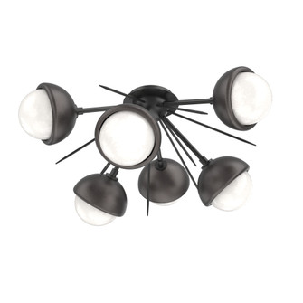 Cabochon Semi Flush Mount Matte Black (1289|CLB0093-02-MB-WL-L3-GP)