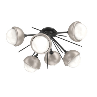 Cabochon Semi Flush Mount Matte Black (1289|CLB0093-02-MB-WL-L3-BS)