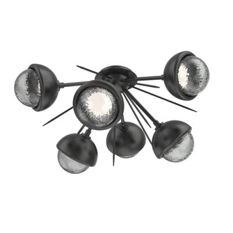 Cabochon Semi Flush Mount Matte Black (1289|CLB0093-02-MB-S-L3-MS)