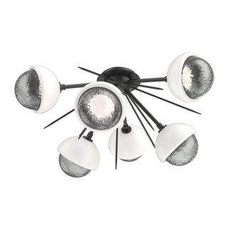 Cabochon Semi Flush Mount Matte Black (1289|CLB0093-02-MB-S-L1-WI)