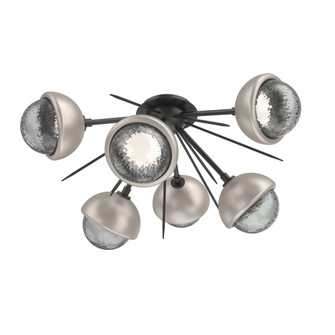 Cabochon Semi Flush Mount Matte Black (1289|CLB0093-02-MB-S-L1-BS)