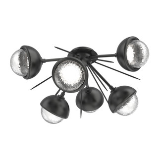 Cabochon Semi Flush Mount Matte Black (1289|CLB0093-02-MB-C-L3-MS)