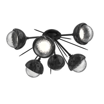 Cabochon Semi Flush Mount Matte Black (1289|CLB0093-02-MB-C-L3-BM)
