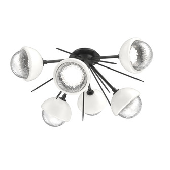 Cabochon Semi Flush Mount Matte Black (1289|CLB0093-02-MB-C-L1-WI)