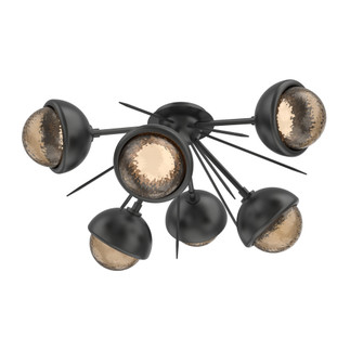 Cabochon Semi Flush Mount Matte Black (1289|CLB0093-02-MB-B-L3-MS)