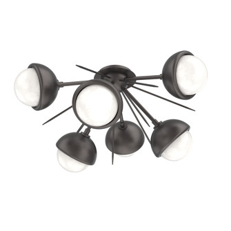 Cabochon Semi Flush Mount Graphite (1289|CLB0093-02-GP-WL-L3-MS)