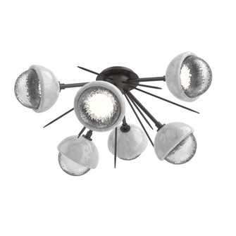 Cabochon Semi Flush Mount Graphite (1289|CLB0093-02-GP-C-L3-WM)
