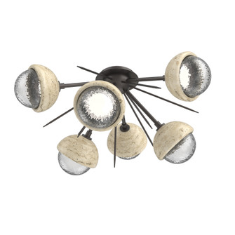 Cabochon Semi Flush Mount Graphite (1289|CLB0093-02-GP-C-L3-TR)