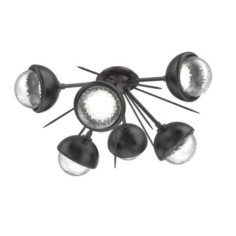 Cabochon Semi Flush Mount Graphite (1289|CLB0093-02-GP-C-L3-MB)