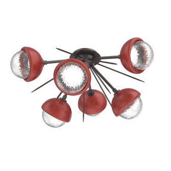 Cabochon Semi Flush Mount Graphite (1289|CLB0093-02-GP-C-L1-RE)