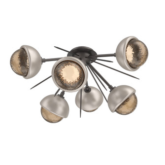 Cabochon Semi Flush Mount Graphite (1289|CLB0093-02-GP-B-L1-BS)