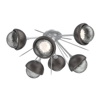 Cabochon Semi Flush Mount Classic Silver (1289|CLB0093-02-CS-S-L3-GP)