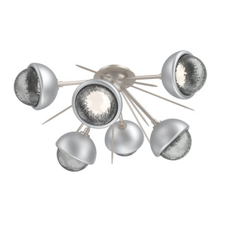 Cabochon Semi Flush Mount Beige Silver (1289|CLB0093-02-BS-S-L1-CS)
