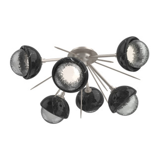 Cabochon Semi Flush Mount Beige Silver (1289|CLB0093-02-BS-S-L1-BM)