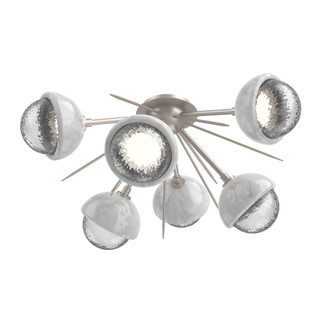 Cabochon Semi Flush Mount Beige Silver (1289|CLB0093-02-BS-C-L1-WM)