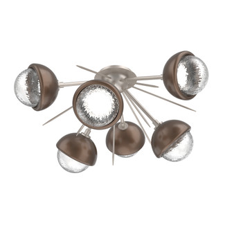 Cabochon Semi Flush Mount Beige Silver (1289|CLB0093-02-BS-C-L1-BB)