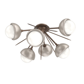 Cabochon Semi Flush Mount Burnished Bronze (1289|CLB0093-02-BB-WL-L3-BS)