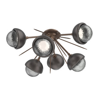 Cabochon Semi Flush Mount Burnished Bronze (1289|CLB0093-02-BB-S-L3-GP)