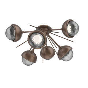 Cabochon Semi Flush Mount Burnished Bronze (1289|CLB0093-02-BB-S-L1-MS)