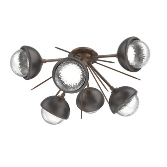 Cabochon Semi Flush Mount Burnished Bronze (1289|CLB0093-02-BB-C-L1-GP)