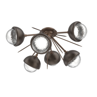 Cabochon Semi Flush Mount Burnished Bronze (1289|CLB0093-02-BB-C-L1-FB)