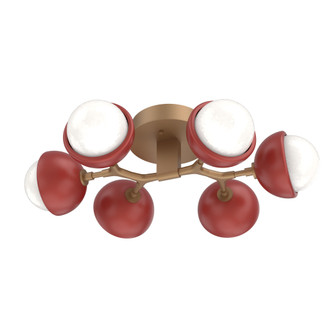 Cabochon Flush Mount - 6pc (1289|CLB0093-01-NB-WL-L3-RE)