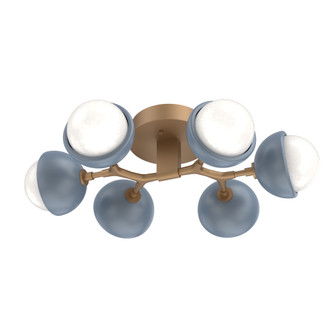 Cabochon Flush Mount - 6pc (1289|CLB0093-01-NB-WL-L3-BU)