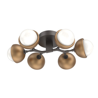 Cabochon Flush Mount - 6pc (1289|CLB0093-01-GP-WL-L3-NB)