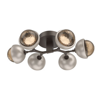 Cabochon Flush Mount Flat Bronze (1289|CLB0093-01-FB-B-L3-BS)