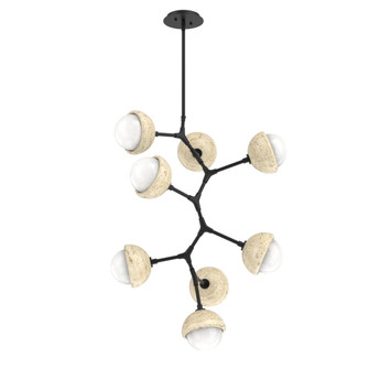 Cabochon Chandelier Large Pendant Matte Black (1289|CHB0093-VB-MB-WL-001-L3-TR)