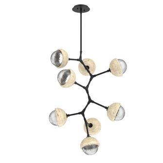 Cabochon Chandelier Large Pendant Matte Black (1289|CHB0093-VB-MB-C-001-L3-TR)