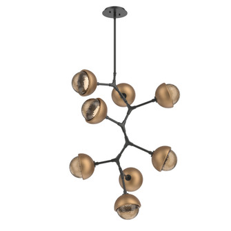 Cabochon Chandelier Large Pendant Matte Black (1289|CHB0093-VB-MB-B-001-L3-NB)